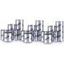 TSC 165mm x 600m 8300-PWX nastro cera Premium, nero, 6 rotoli/cartone
