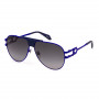 Occhiali da sole unisex JUSTCAVALLI SJC095-6201HR squadrati nero grigio sfumato 62mm