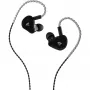 Sharkoon Stealthbite IEM headset gaming in-ear con microfono ad archetto rimovibile, USB-C/USB-A/3,5 mm, nero