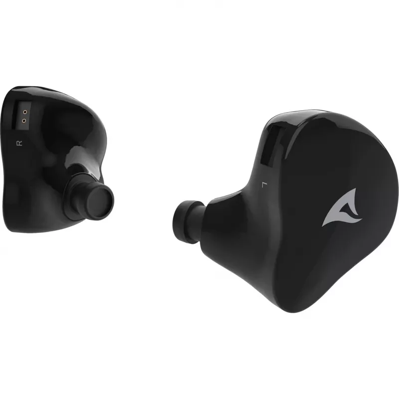 Sharkoon Stealthbite IEM headset gaming in-ear con microfono ad archetto rimovibile, USB-C/USB-A/3,5 mm, nero