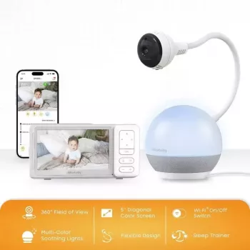Chillax DM 610 video babyphone con sleep trainer giraffa - LCD a colori 2,8