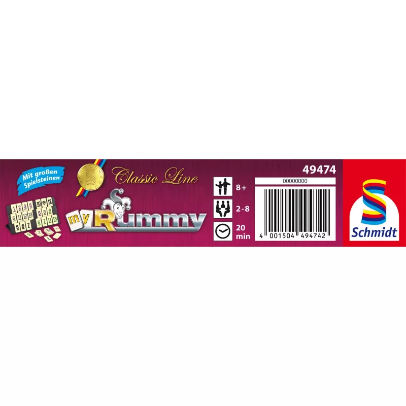 Schmidt Spiele Classic Line MyRummy in scatola di metallo