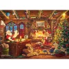 Schmidt Spiele Thomas Kinkade Studios: Santa Checks the Wishlist puzzle 1000 pezzi