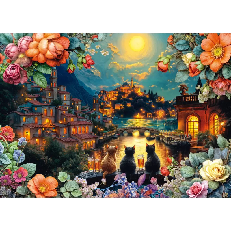 Schmidt Spiele Trio al chiaro di luna puzzle 1000 pezzi