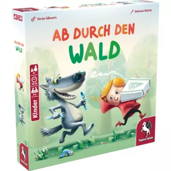 PEGASUS Ab durch den Wald - gioco di carte avventura nel bosco per 2-4 giocatori, da 8 anni