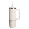 STANLEY set di 2 custodie protettive e copri cannucce per thermos 0,89L/0,59L The Quencher Boot + Straw Topper in crema