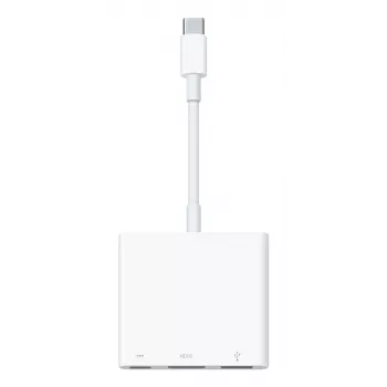 Apple MW5M3ZM/A adattatore multiporta Digital AV - USB-C a HDMI, USB-A, USB-C PD - 4K 60Hz - argento
