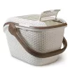 CURVER trasportino per animali domestici 51x38x33 cm crema