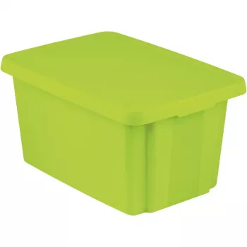 Curver Essentials 45L scatola contenitore con coperchio, verde, 40x57x30cm