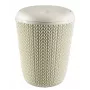 CURVER Knit 7L cestino rotondo per bagno in bianco