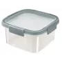 CURVER Smart Eco Fresh contenitore quadrato per alimenti, 1,1 L, 16x16x9 cm