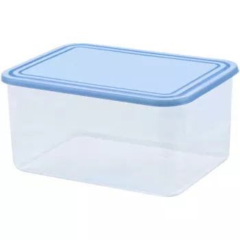 CURVER Smart To Go contenitore rettangolare 4L trasparente con coperchio blu