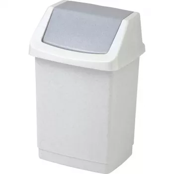 CURVER Click-it 50L cestino a pedale, grigio, 38,5 x 33,5 x 63,5 cm