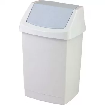 Curver Click-it pattumiera a pedale 25L grigia 32,5x26,5x50,5cm