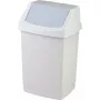Curver Click-it pattumiera a pedale 25L grigia 32,5x26,5x50,5cm