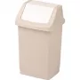 CURVER Click-it pattumiera a pedale 9L beige 22,9 x 18,9 x 38,1 cm
