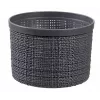 CURVER cesto con coperchio Jute rotondo 2L Ø17x13cm grigio scuro