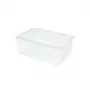 CURVER scatola con coperchio scatola in tessuto 45L 59,6x39,4x23cm trasparente