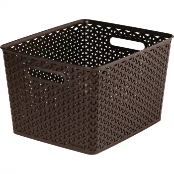 CURVER cesto My Style L 18L marrone scuro
