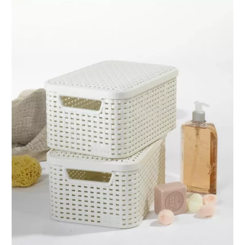 CURVER Style S scatola portatutto con coperchio 29,1x19,8x14,2 cm crema