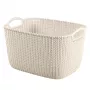 CURVER cesto Knit L rettangolare 19L 40x30x23cm bianco