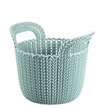 CURVER cesto Knit XS rotondo 3L 23x19x19 cm blu