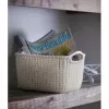 CURVER Knit Collection cesto portatutto rettangolare S 8L bianco 30x22x17 cm