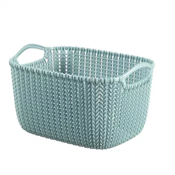 CURVER cesto Knit S rettangolare 8L 30x22x17cm blu