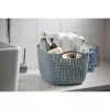 CURVER cesto Knit S rettangolare 8L 30x22x17cm blu