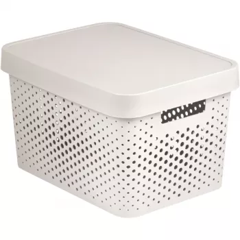 CURVER Recycled Infinity 17L scatola portatutto bianca 36x27x22cm