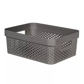 CURVER Infinity Recycled scatola 11L 36x27x14cm grigio scuro