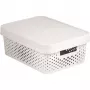Curver Infinity Recycled 11L scatola portatutto con coperchio, bianco