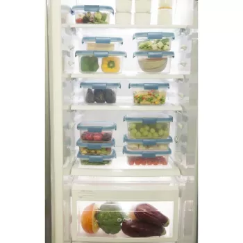 CURVER Smart Eco Fresh contenitore rettangolare per alimenti 2L con coperchio verde ermetico