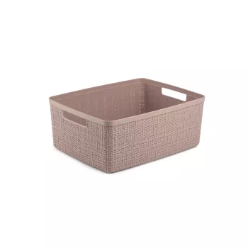 CURVER cesto Jute M 12L 36x28x15cm rosa