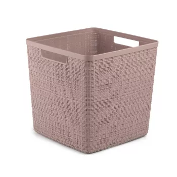 CURVER cesto Jute quadrato 17L 28x28x27cm rosa