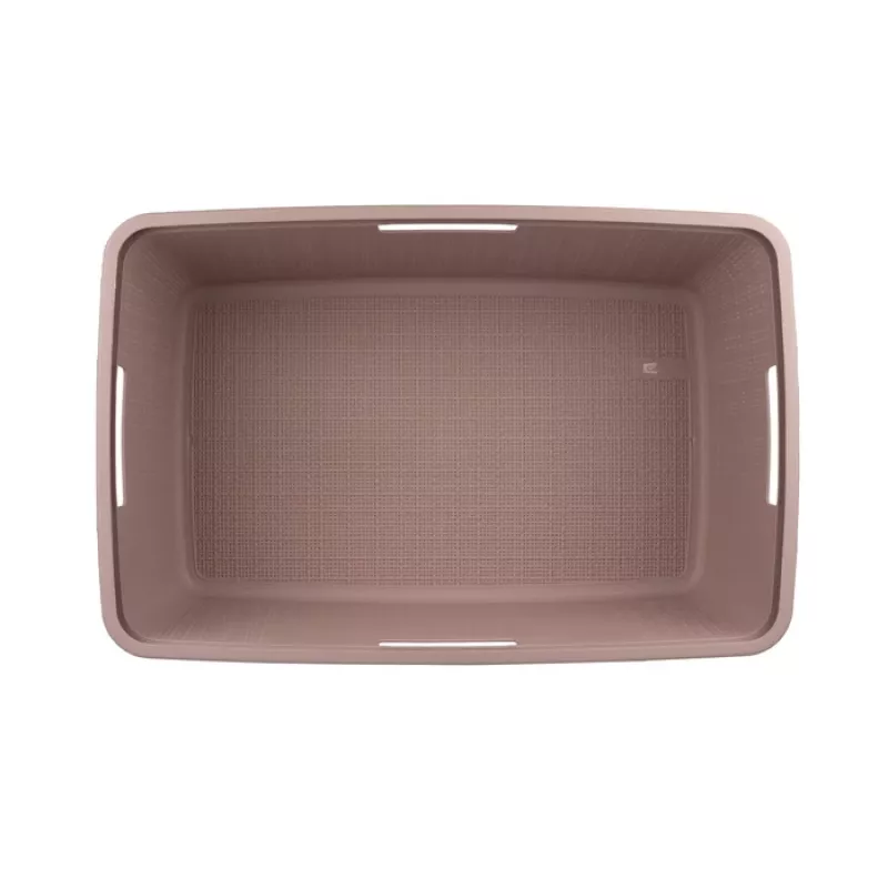 CURVER cesto portabiancheria Jute 46L 59x39x26cm rosa