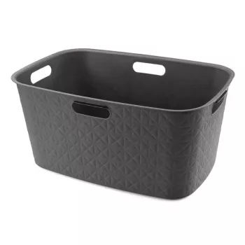 CURVER Softex 45L cesto portabiancheria 57x37x27cm grigio scuro