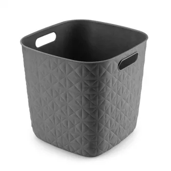 CURVER Softex cesto contenitore quadrato 15L grigio scuro