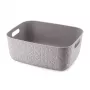 CURVER Softex M cesto contenitore 12,5L grigio marrone 37,9x29,2x14,3cm