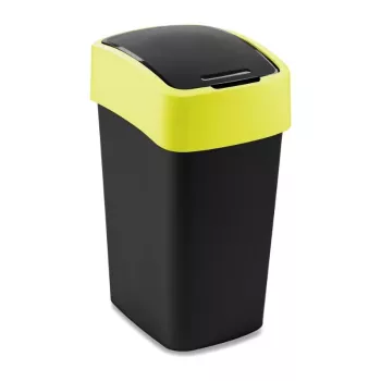 CURVER Flip Bin 25L pattumiera nero/giallo