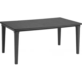 Keter Corfu Fiesta set lounge da giardino 6 posti con tavolo da pranzo, grigio grafite