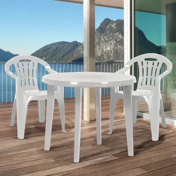 Keter tavolo da giardino Lisa bianco