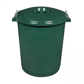 keeeper Hugo Mega contenitore per rifiuti 70L, Ø55 x 60,5 cm, verde scuro