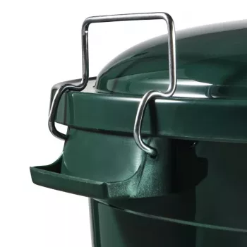 keeeper Hugo Mega contenitore per rifiuti 70L, Ø55 x 60,5 cm, verde scuro