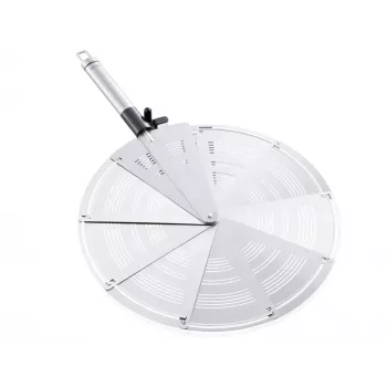 LEIFHEIT ProLine paraspruzzi per padelle Ø28 cm, rete in acciaio inox, manico nero