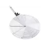 LEIFHEIT ProLine paraspruzzi per padelle Ø28 cm, rete in acciaio inox, manico nero