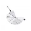 LEIFHEIT ProLine paraspruzzi per padelle Ø28 cm, rete in acciaio inox, manico nero