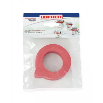 LEIFHEIT Anelli in gomma di ricambio 6 pz. 43x71 mm per barattoli da conserva 135 ml