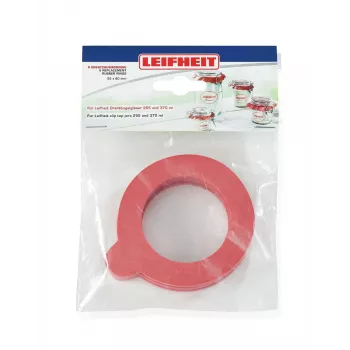 LEIFHEIT Anelli in gomma di ricambio 6 pz. 52x80 mm per barattoli da conserva 255/370 ml