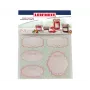 LEIFHEIT set di adesivi decorativi per barattoli, pastello